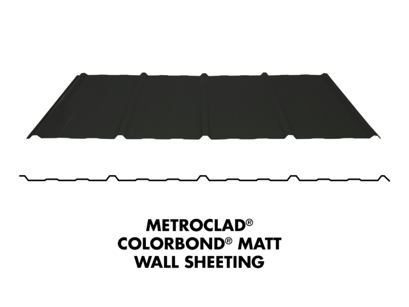 COLORBOND MATT Wall Cladding - Metroclad