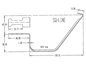 OVERSTRAP BIG M GUTTER