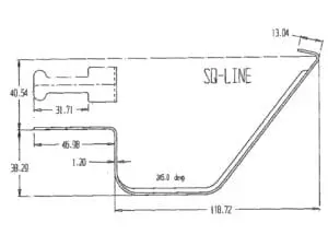 OVERSTRAP SQUARE GUTTER