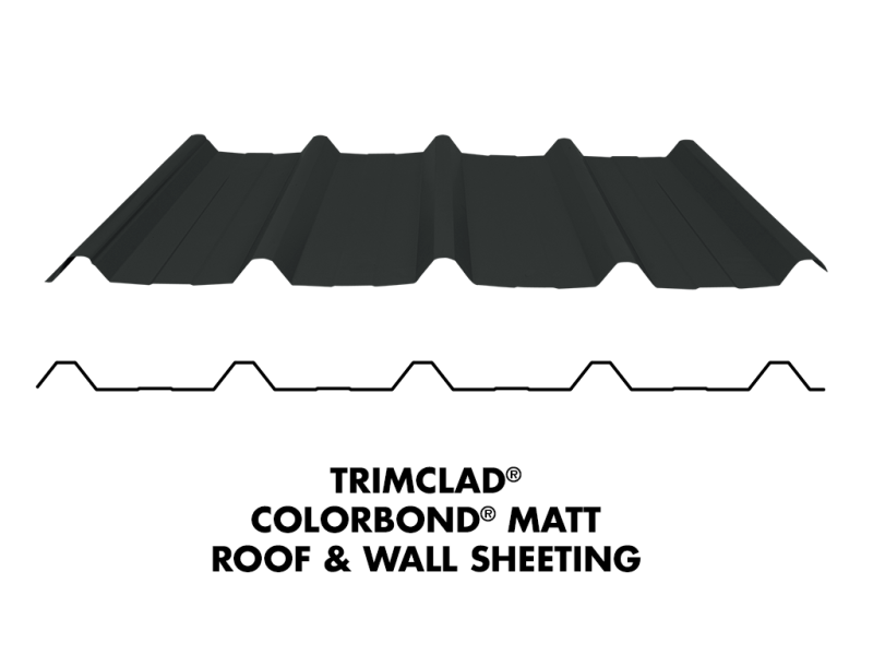 COLORBOND steel TRIMCLAD MATT Roof Sheeting