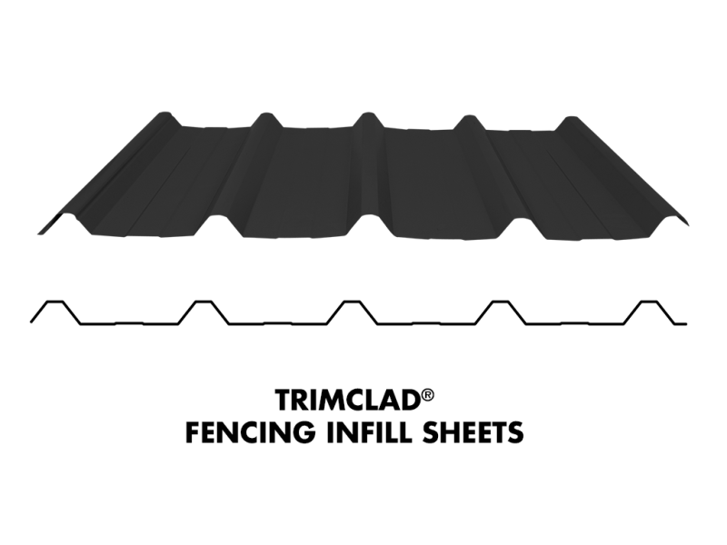 COLORBOND steel Trimclad Fencing Infill Sheet