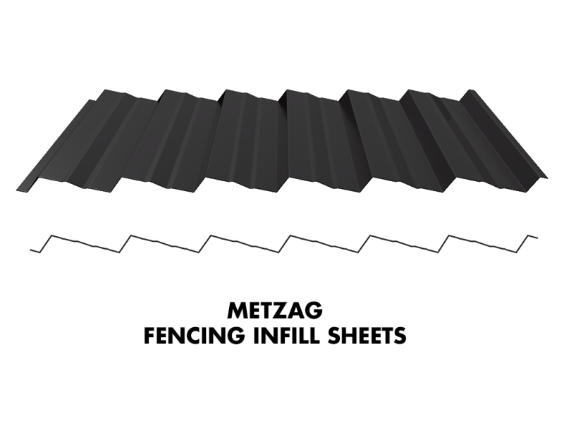 COLORBOND steel Metzag Fencing Infill Sheet