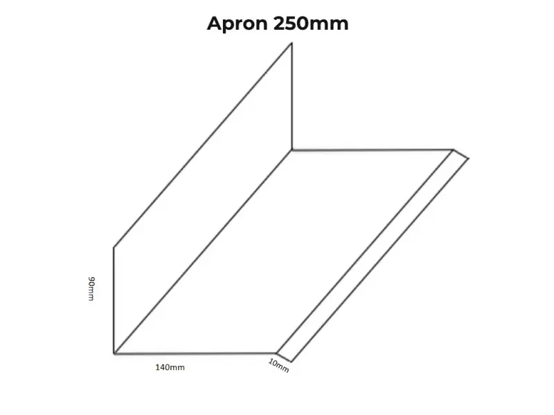 ColorBond Steel Apron Flashing - Image 2