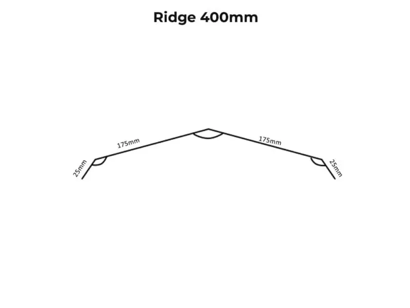 Zincalume Ridge Flashing - Image 2